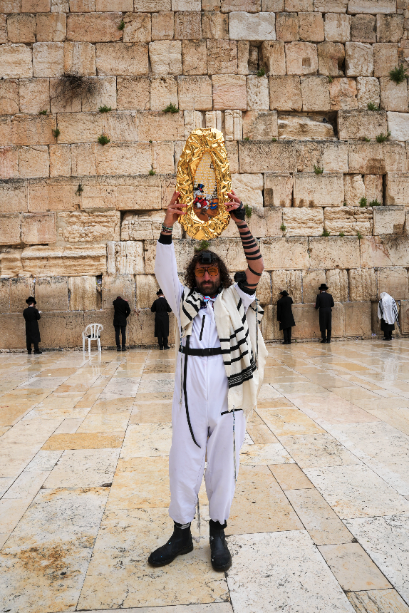 Alejandro at the Kotel